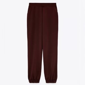 BRAND NEW w/ Tags - Zara Serged Jogging Pants - Brown - Small